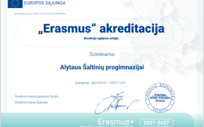 „Erasmus” akreditacija